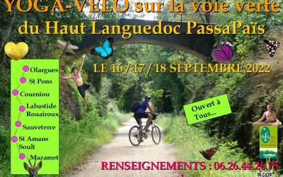 Yoga Vélo sur la voie verte Passapaïs