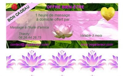 “OFFRE BIEN-ÊTRE” une idée de cadeau pour Noël